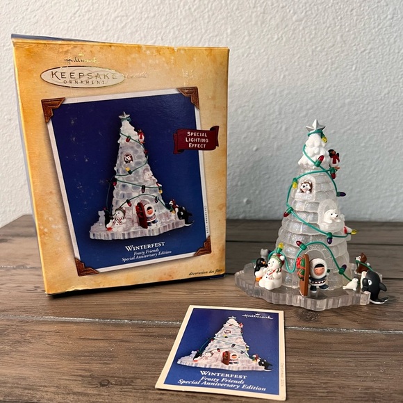 Hallmark 2004 “Winterfest” Frosty Friends Anniversary Edition Christmas Ornament - Picture 1 of 8